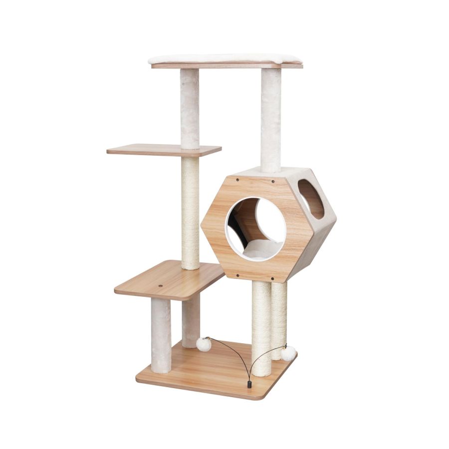 PetPals Wagon Style 4-Level Cat Tree