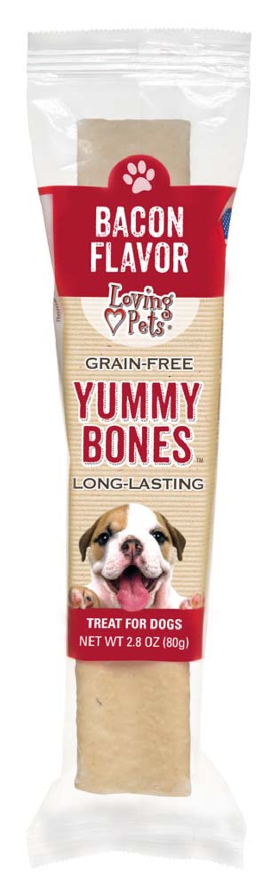 Loving Pets Yummy Bone Flavor Filled Dog Treat