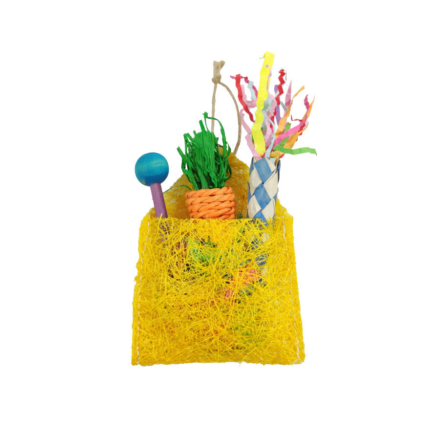 A & E Cages Nibbles Veggie Pouch Small Animal Chew Toy