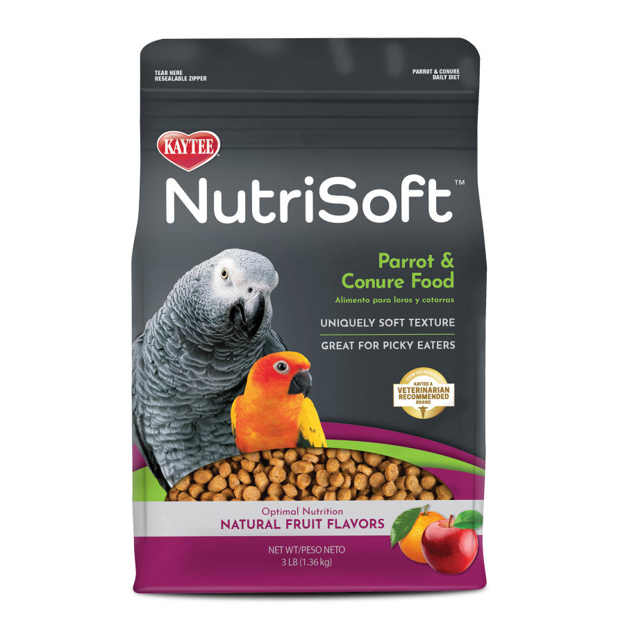 Kaytee Nutrisoft Parrot & Conure Pet Bird Food