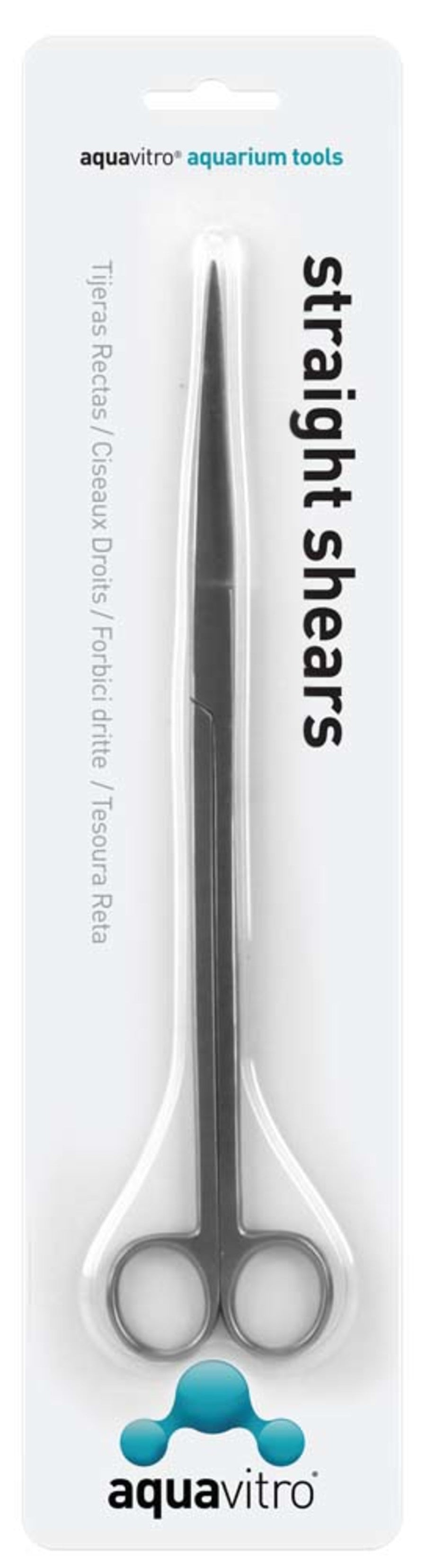 aquavitro Stainless Steel Straight Shears Aquarium Tool