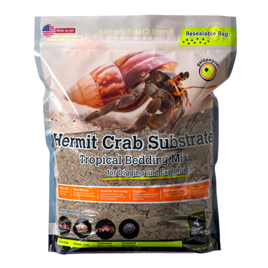 Galapagos Hermit Crab Substrate Tropical Bedding Mix