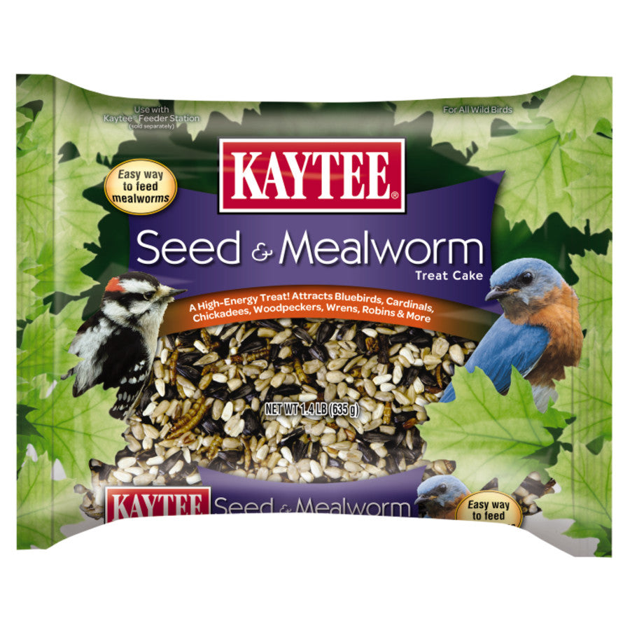 Kaytee Seed & Mealworm Cake