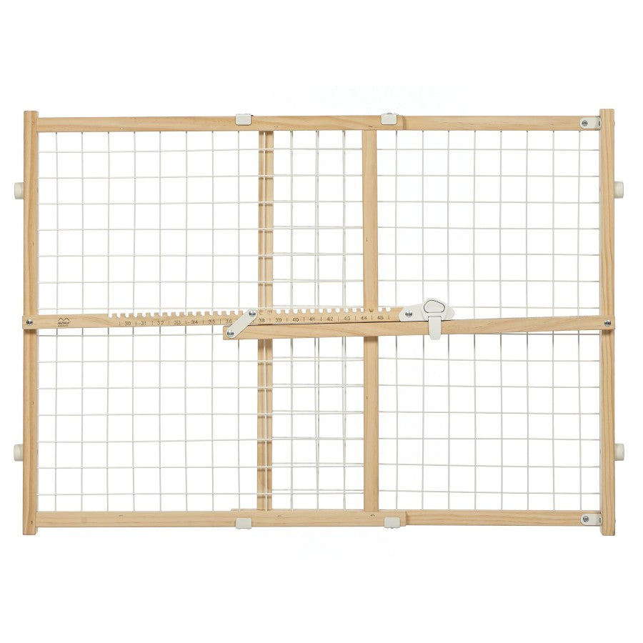 MidWest Homes for Pets Wood Pet Gate w/ Wire Mesh