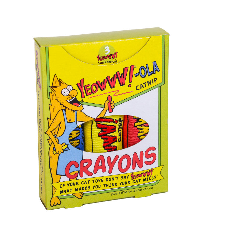 Yeowww! -ola Crayons Catnip Cat Toy