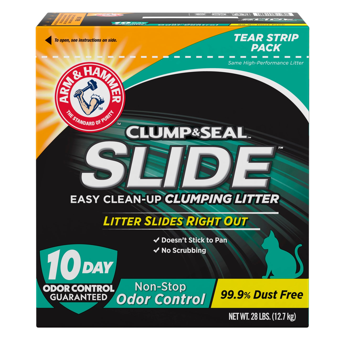 Arm and Hammer Slide Non-Stop Odor Control Clumping Cat Litter