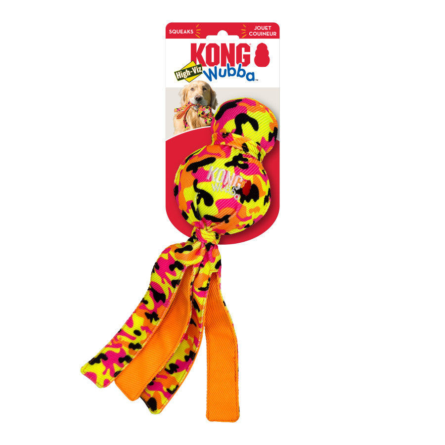 KONG Wubba Ballistic High-Viz Dog Toy