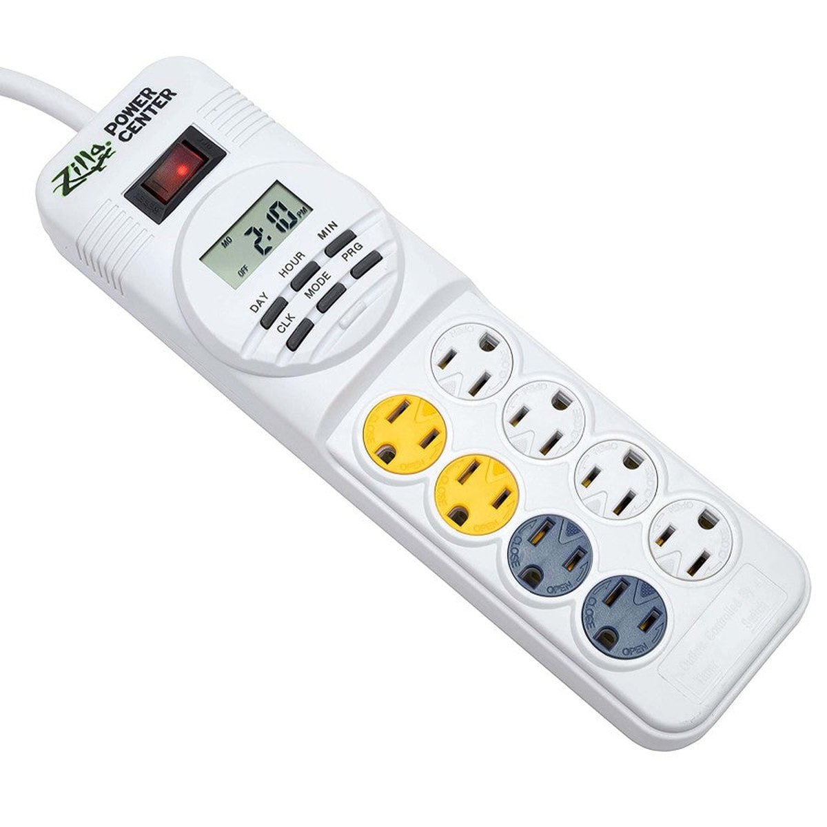 Zilla 24/7 Digital Timer Power Center Zilla