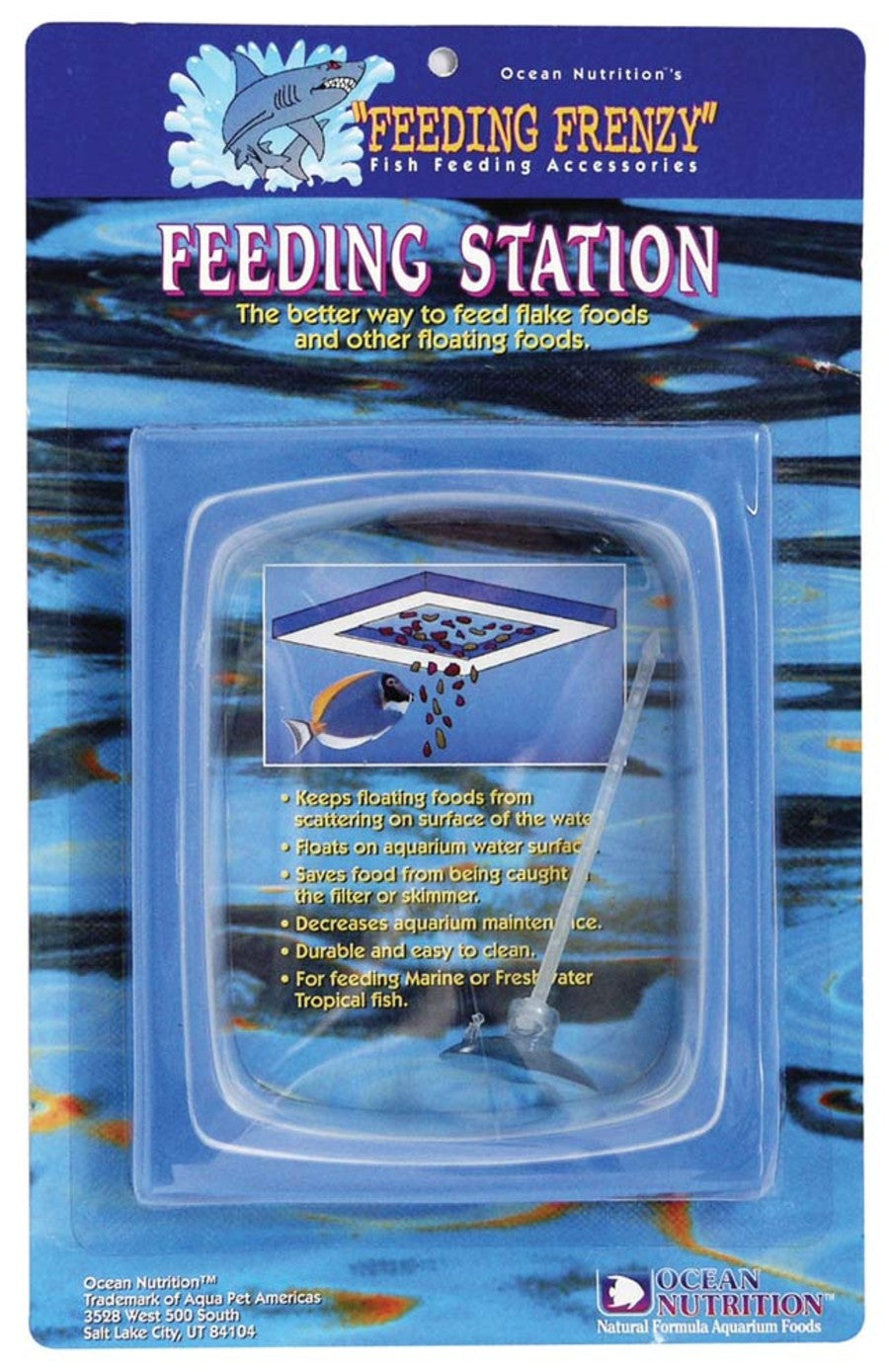 Ocean Nutrition Feeding Frenzy Aquarium Feeding Station