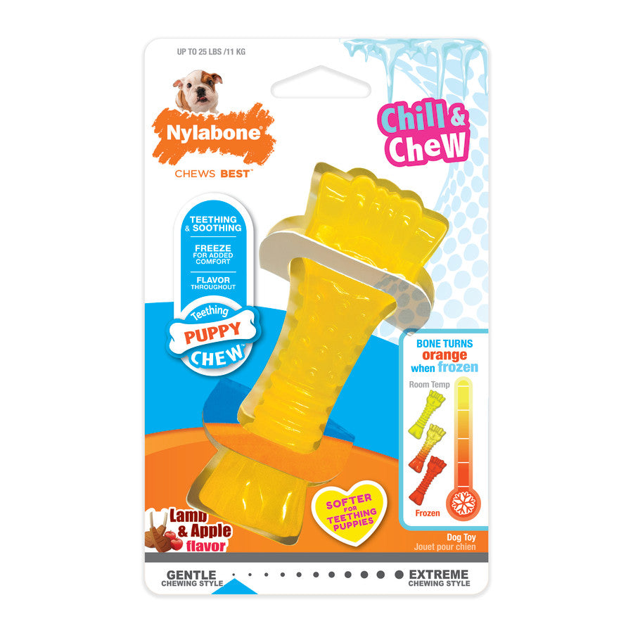 Nylabone Puppy Chew Freezer Bone Dog Chew Toy