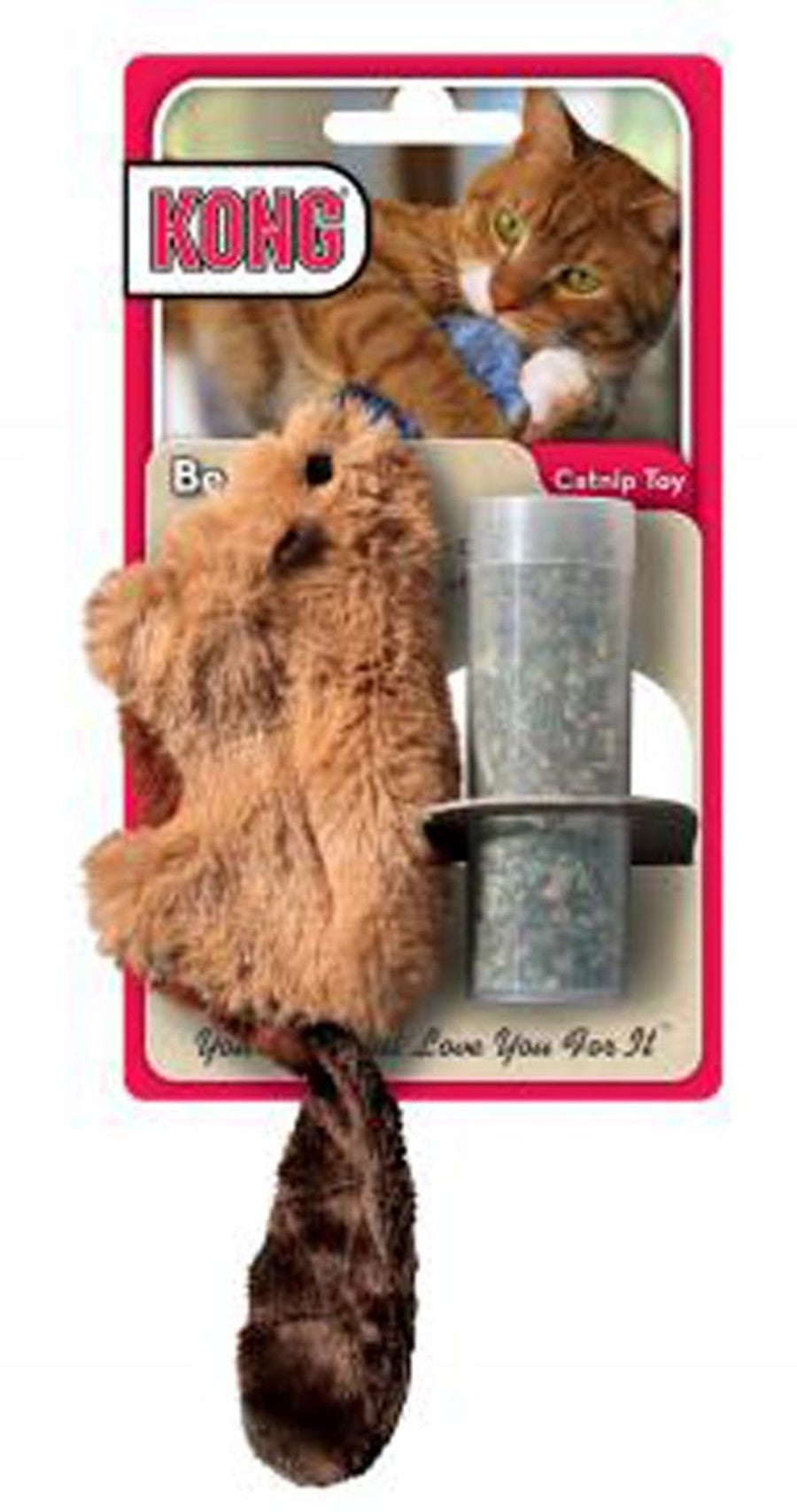 KONG Refillables Catnip Beaver Cat Toy
