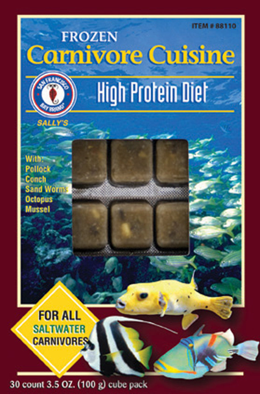 San Francisco Bay Brand Carnivore Cuisine Frozen Fish Food