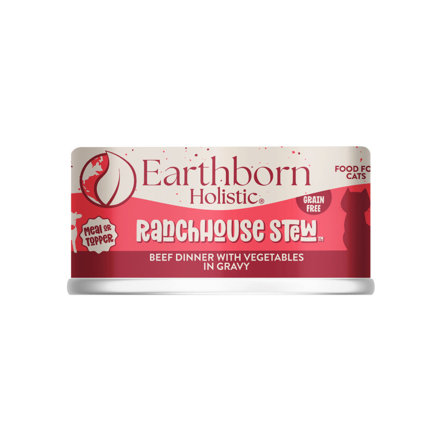 Earthborn Holistic Grain Free RanchHouse Stew Beef Wet Cat Food