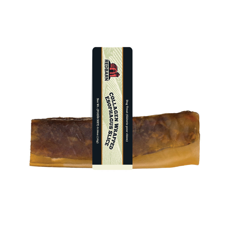 Redbarn Pet Products Redbarn Collagen Wrapped Esophagus Slice Dog Treat