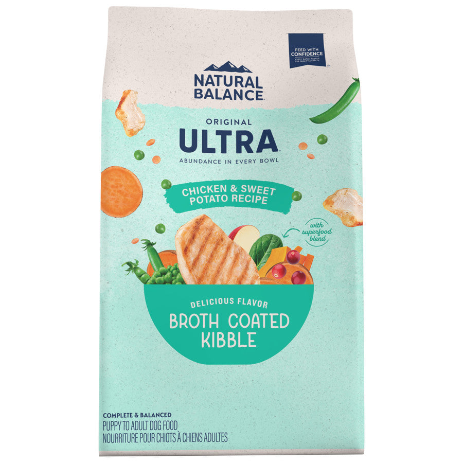Natural Balance Pet Foods Original Ultra Broth Coated Dry Dog Food