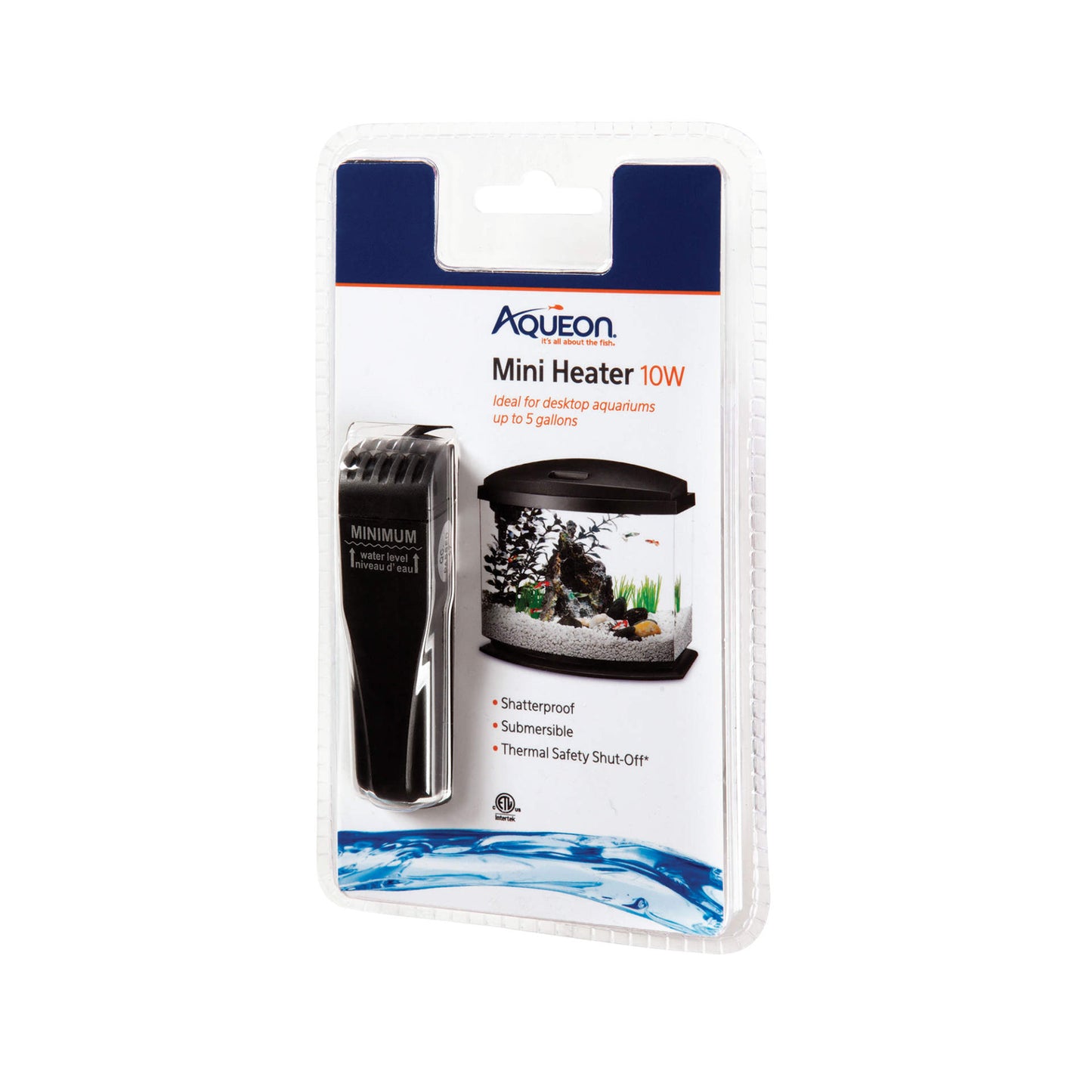 Aqueon Mini Aquarium Heater, - 1ea/10 W, Up To 5 gal