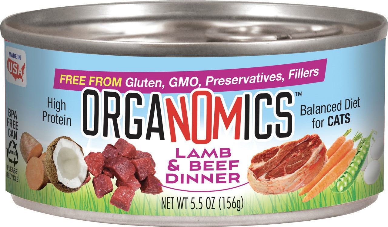 OrgaNOMics Lamb and Beef Dinner Canned Cat Food
