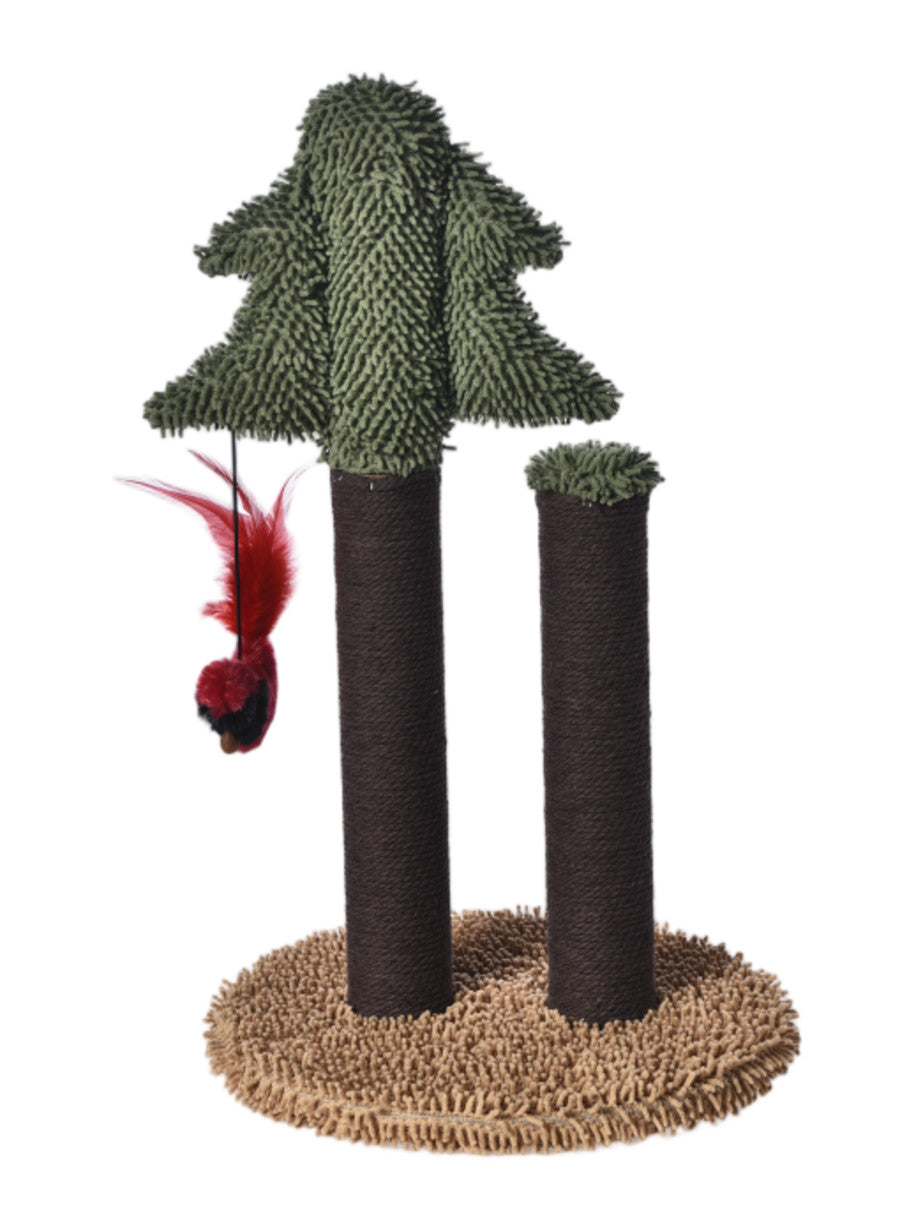 Max & Marlow Pine Tree Scratching Posts w/ Toy