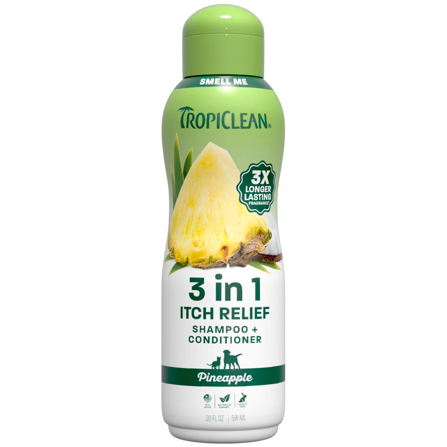 TropiClean Pineapple Itch Relief Dog Shampoo + Conditioner