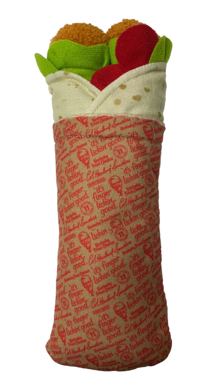 Spot Kentucky Fried Chicken Chicken Wrap Hug & Kick w/ Catnip Cat Toy