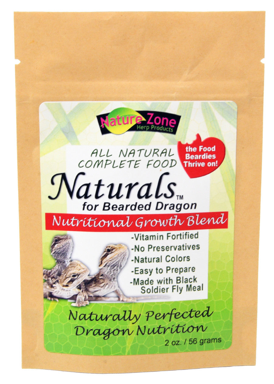 Nature Zone Naturals Bearded Dragons Food Growth Blend