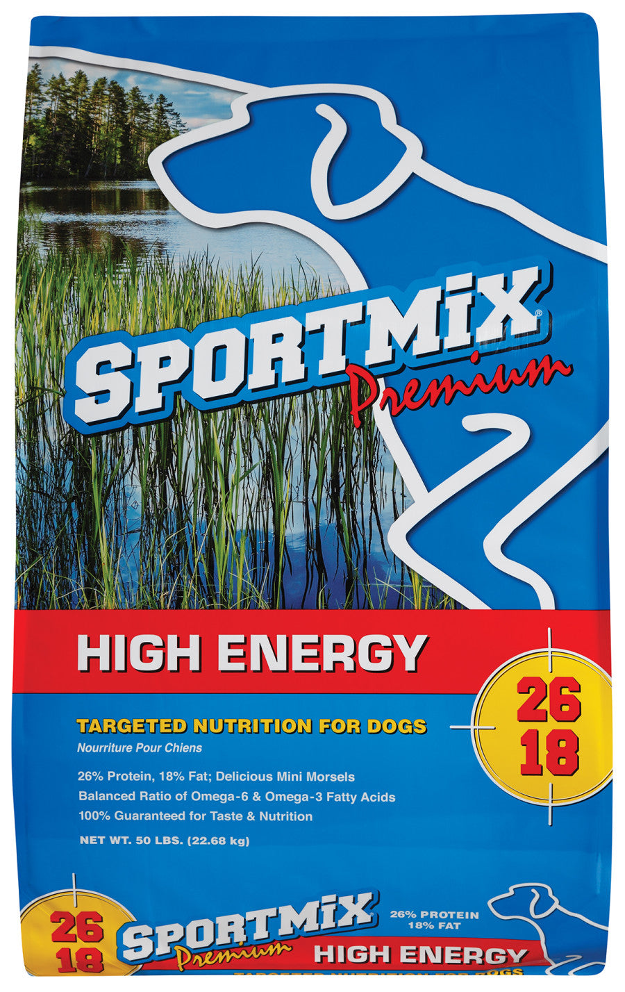 SPORTMIX Premium High Energy Adult Mini Chunk Dry Dog Food