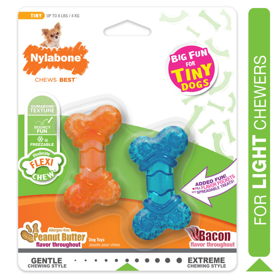 Nylabone Flexi Chew Bone Dog Chew Toy