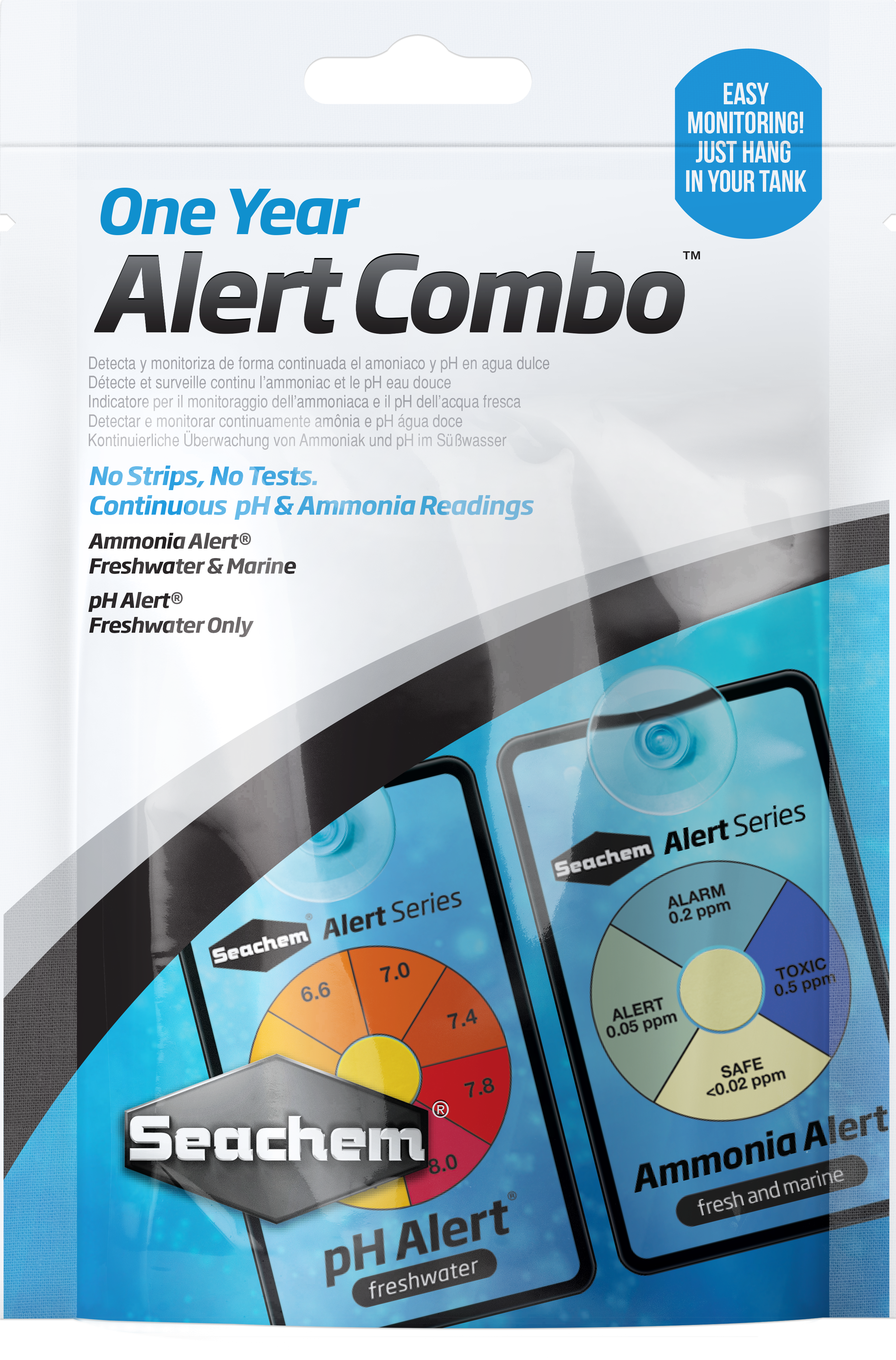 Seachem Alerts Combo Pack Ammonia & pH