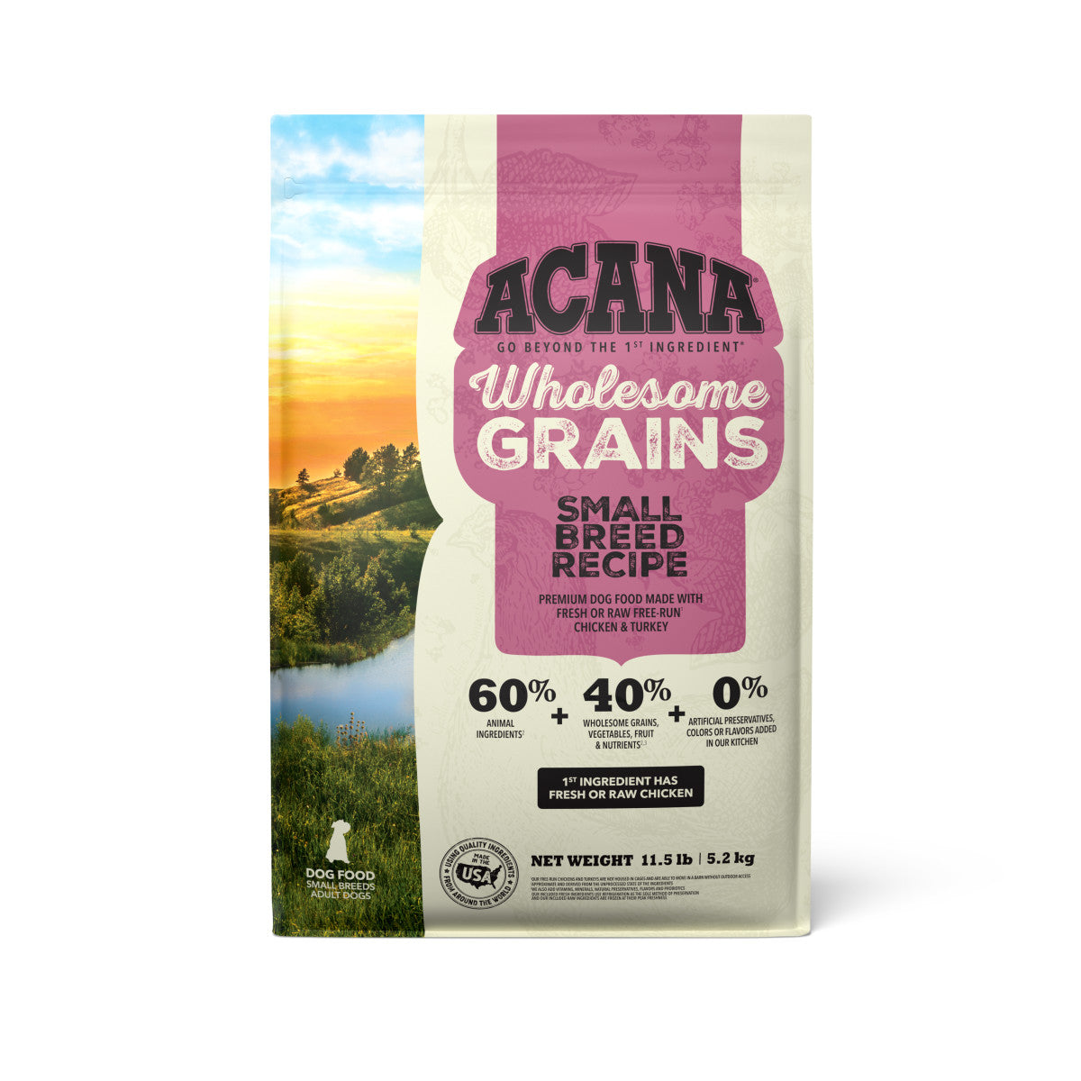 Acana Wholesome Grains Small Breed Dry Dog Food