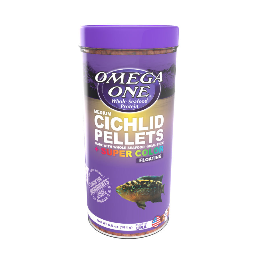 Omega One Cichlid Floating Pellet Fish Food