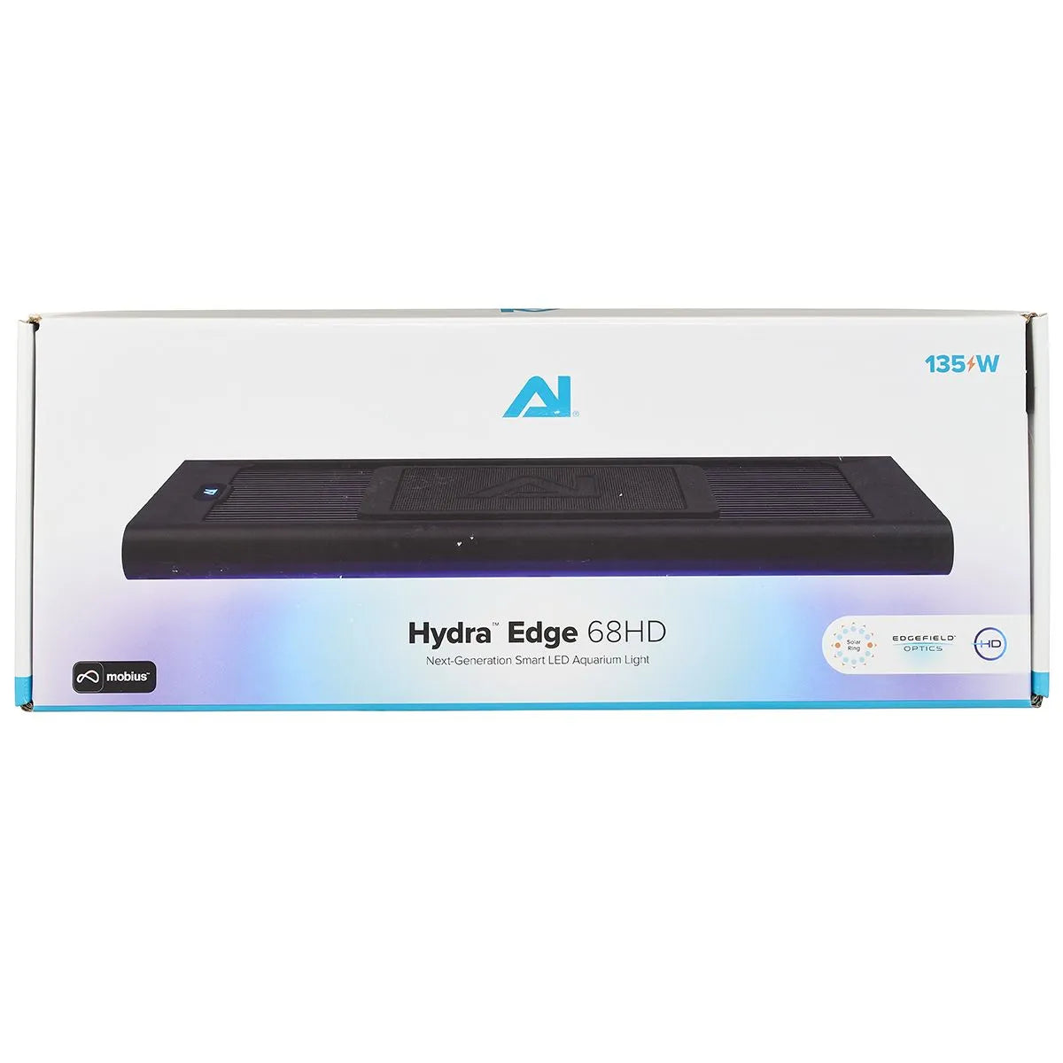 Hydra Edge 68HD LED Reef Light Fixture with Mounting C-Bracket.