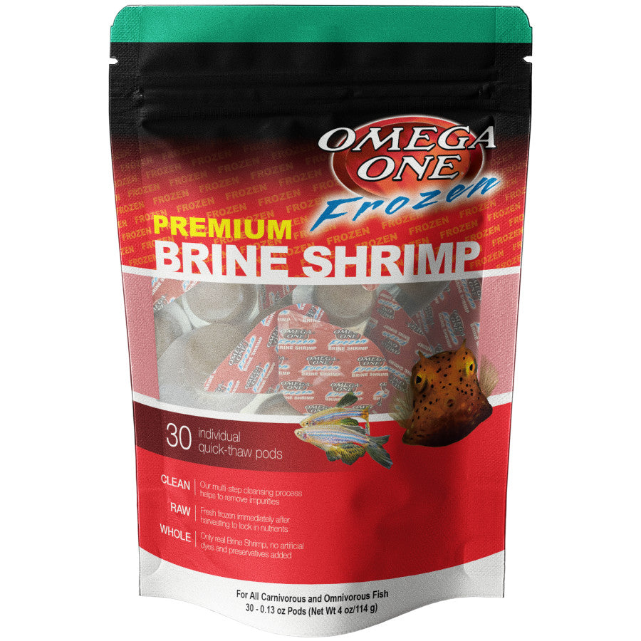Omega One Frozen Premium Brine Shrimp Quick Thaw Pods