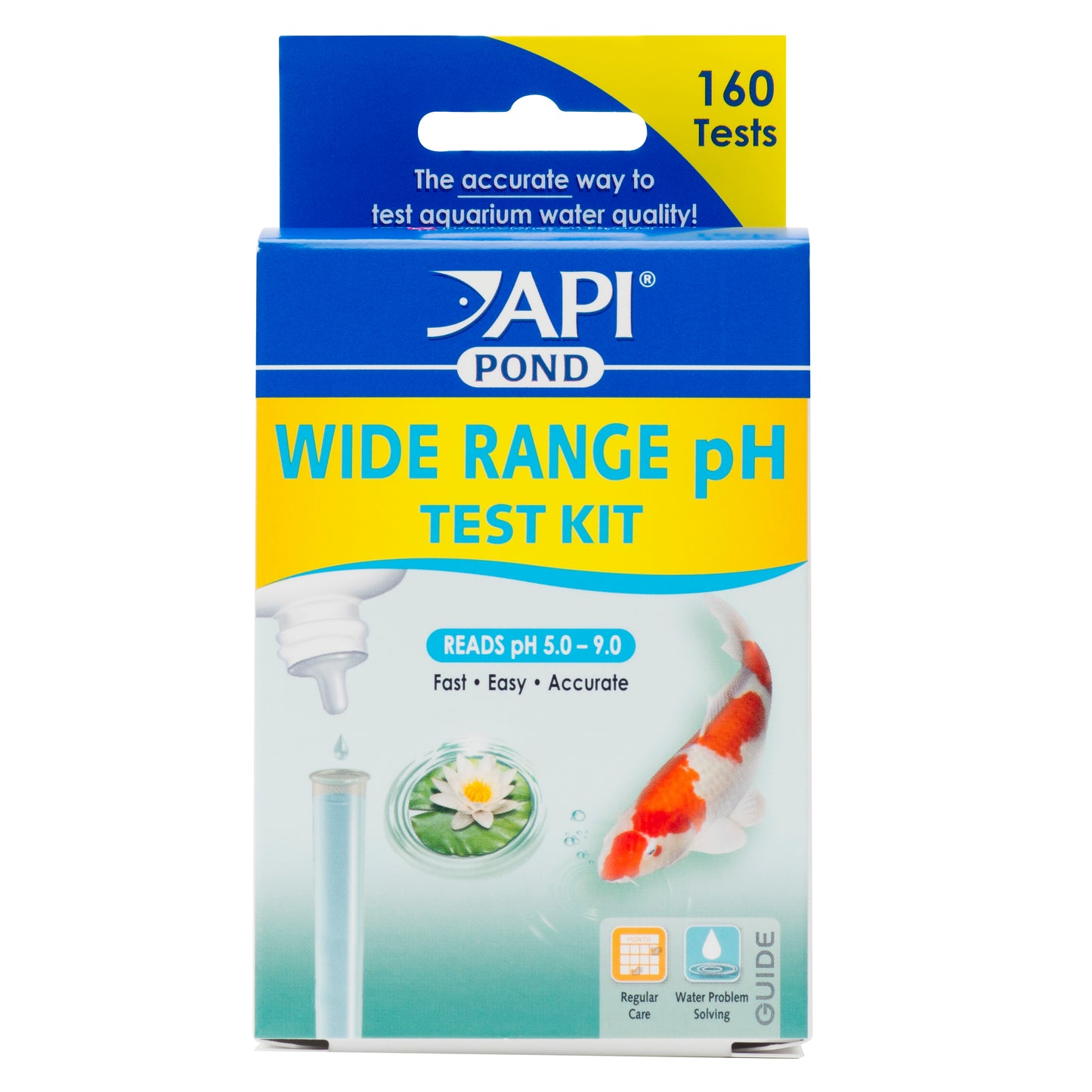 API Pond Liquid Wide Range pH Test Kit API Fishcare API