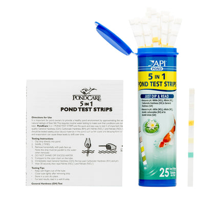 API POND 5-IN-1 TEST STRIPS API Fishcare API