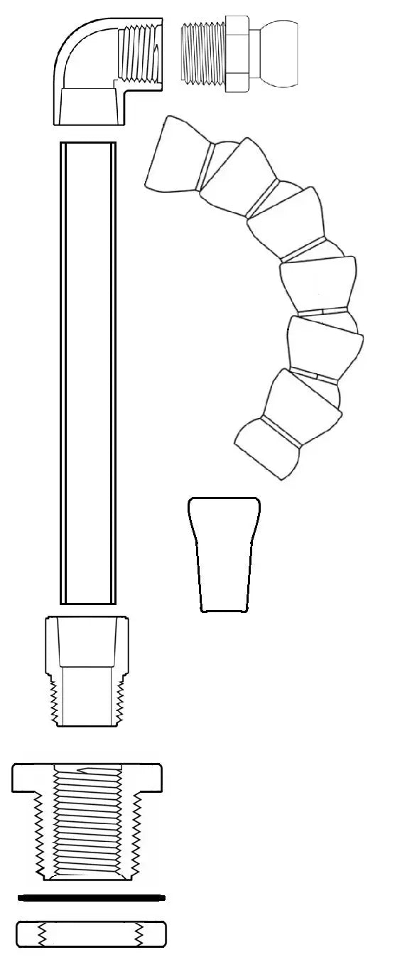 Tideline Return Kit - 3/4" Tideline