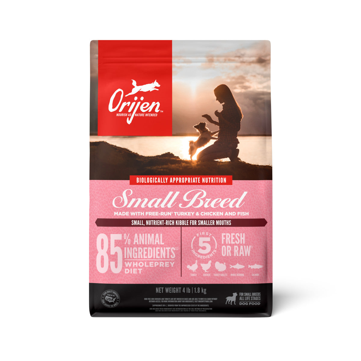 Orijen Small Breed Grain Free Fresh and Raw Dry Dog Food