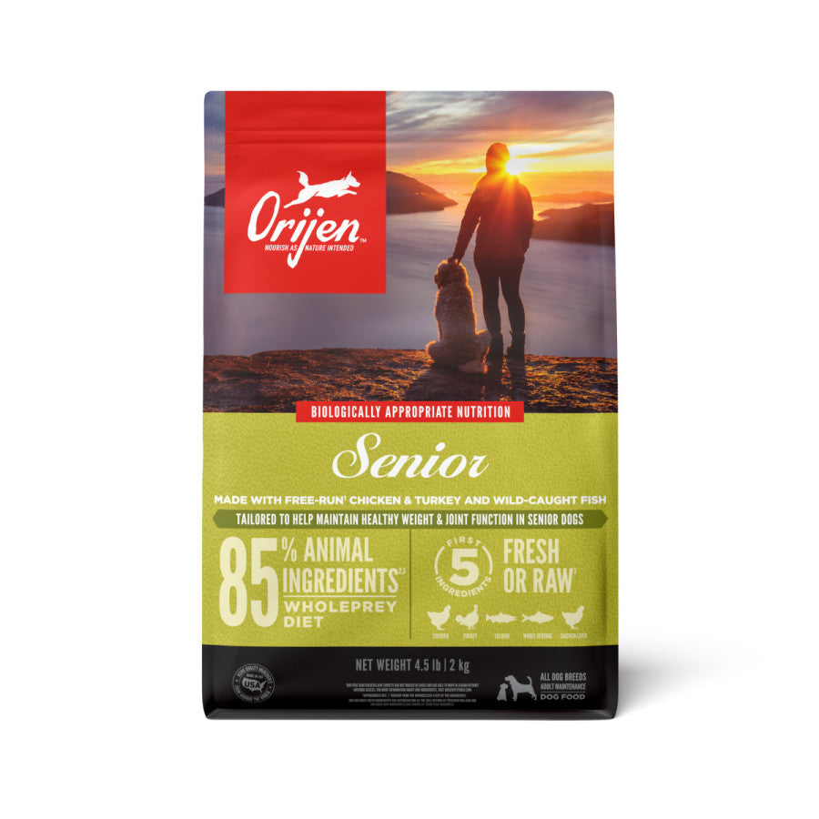 Orijen Senior Grain Free Fresh or Raw Dry Dog Food