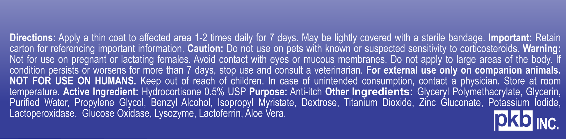 Zymox Topical Cream 0.5% Hydrocortisone Tube.