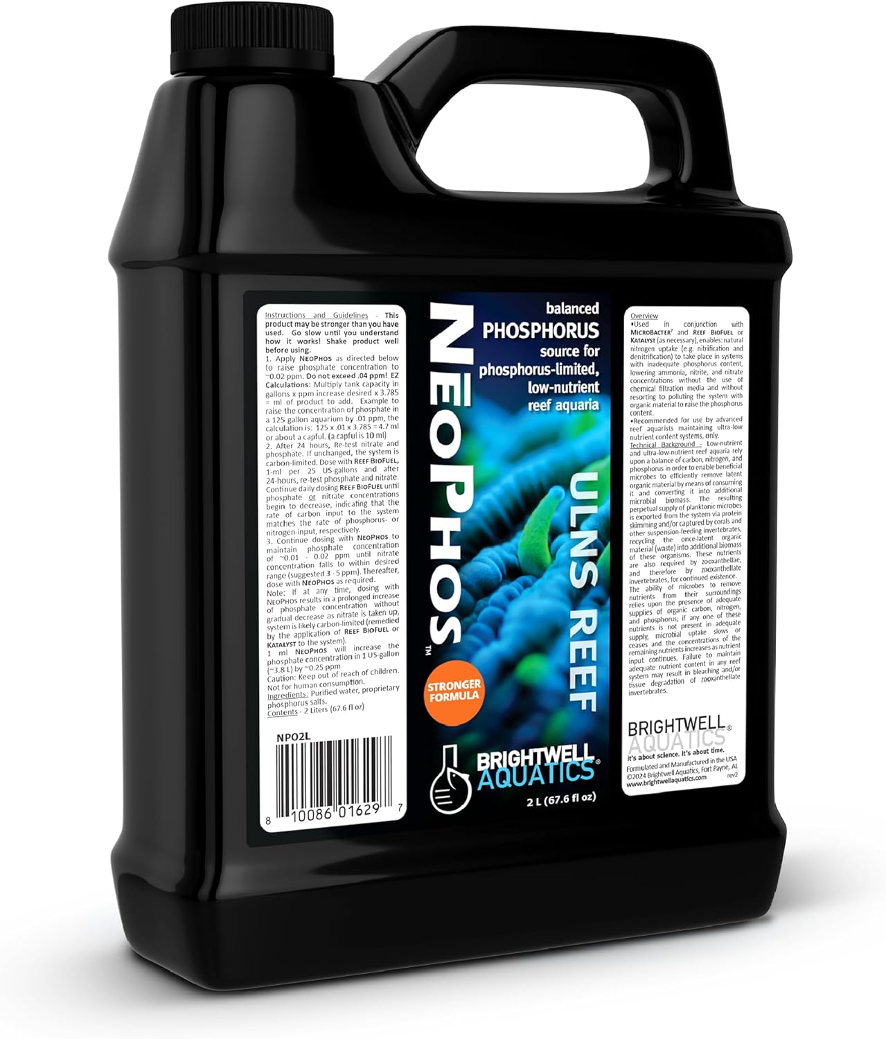 Brightwell Aquatics NeoPhos – Phosphate Supplement for Planted Aquariums