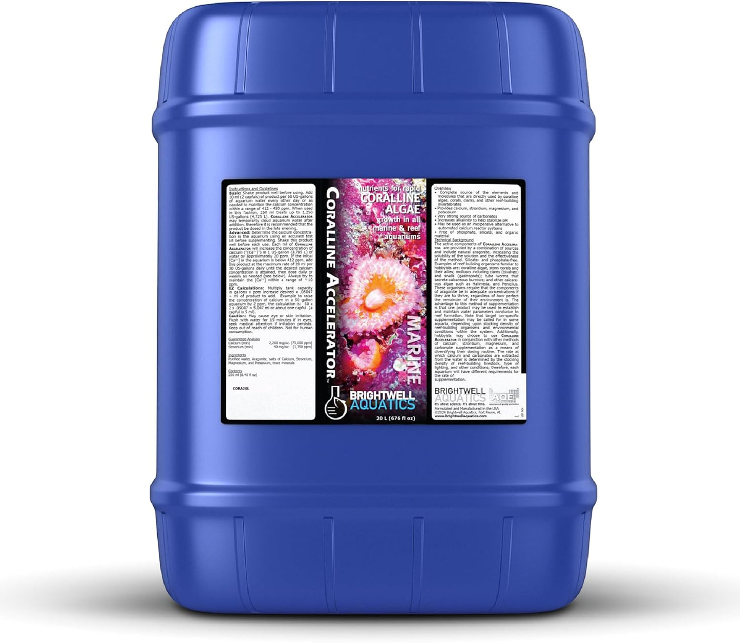 Brightwell Aquatics Coralline Accelerator – Essential Elements for Coralline Algae & Reef Growth Brightwell Aquatics