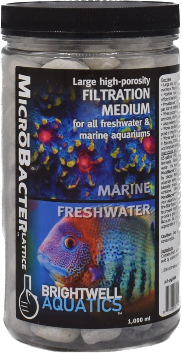 Brightwell Aquatics MicroBacter Lattice XL – High-Capacity Biofiltration Block for Freshwater, Marine & Ponds Brightwell Aquatics