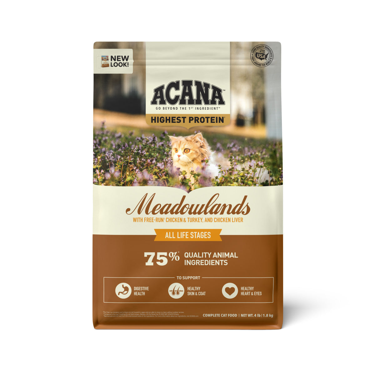 Acana Highest Protein Meadowlands Dry Cat Food