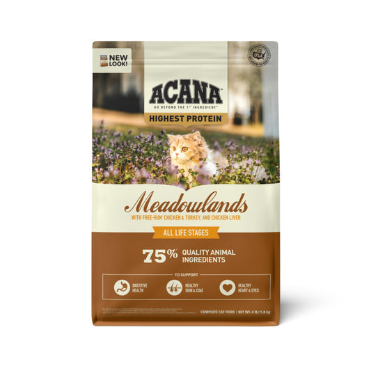 Acana Highest Protein Meadowlands Dry Cat Food