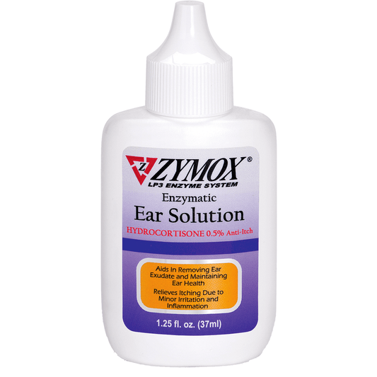 Zymox Ear Solution with .5% hydrocortisone ZYMOX