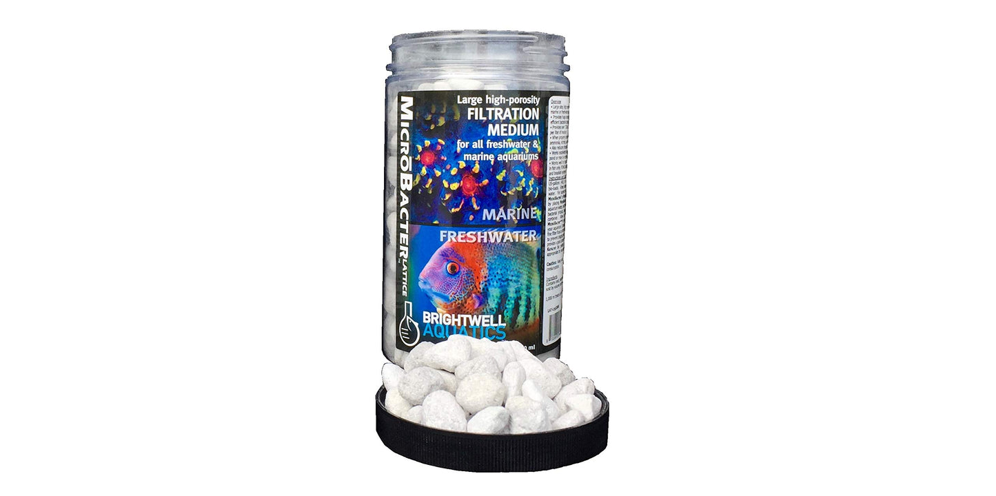 Brightwell Aquatics MicroBacter Lattice Nitratz Small – High-Porosity Nitrate-Reduction Media Brightwell Aquatics