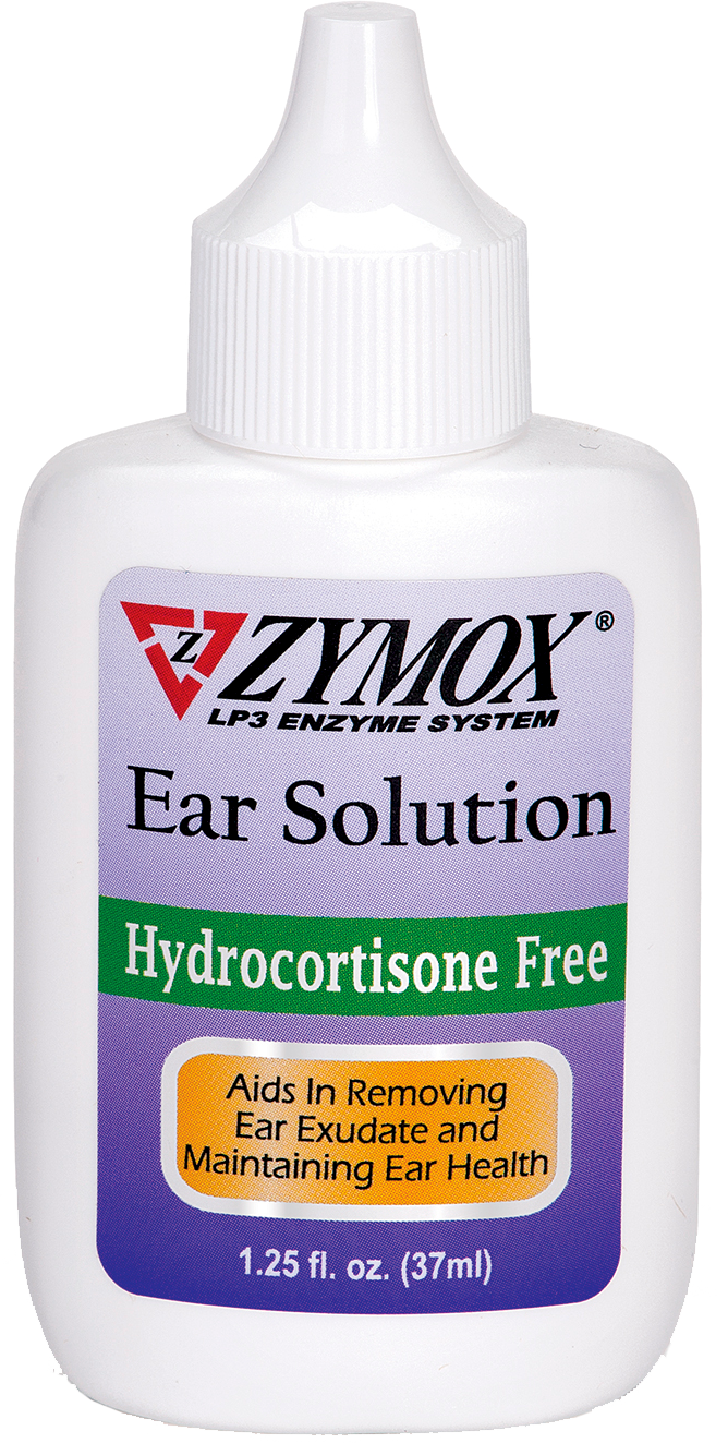 Zymox Ear Solution without Hydrocortisone.