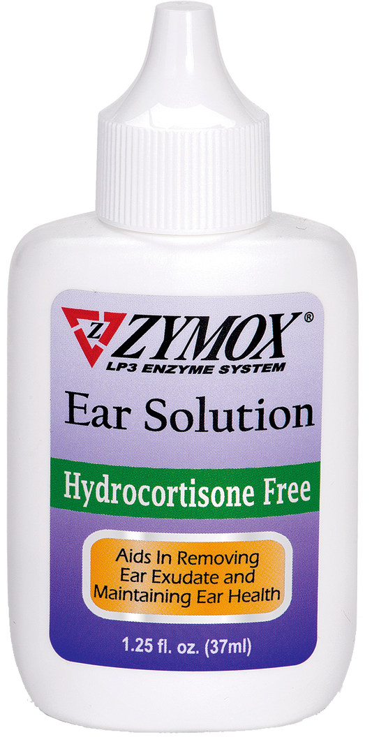 Zymox Ear Solution without Hydrocortisone ZYMOX