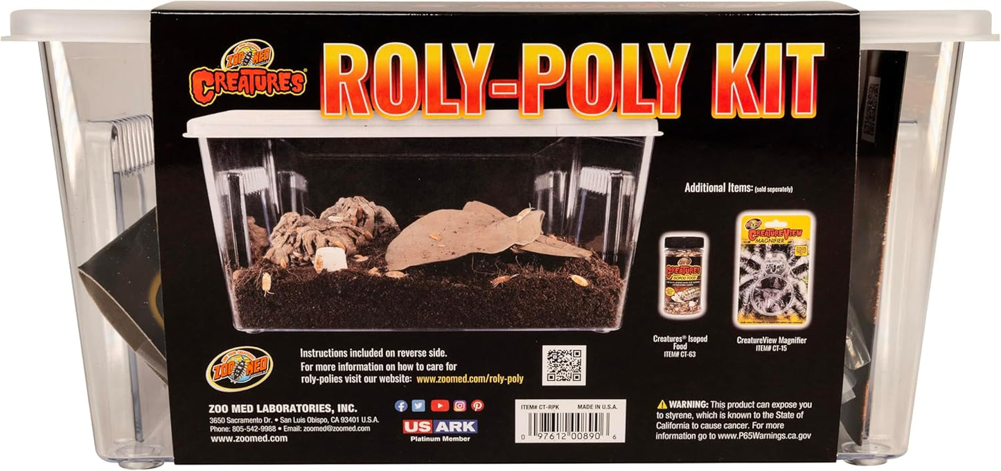 Zoo Med Creatures Roly Poly Isopod Habitat Kit Zoo-Med