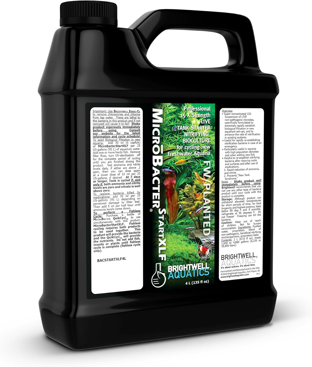 Brightwell Aquatics MicroBacter Start XLF