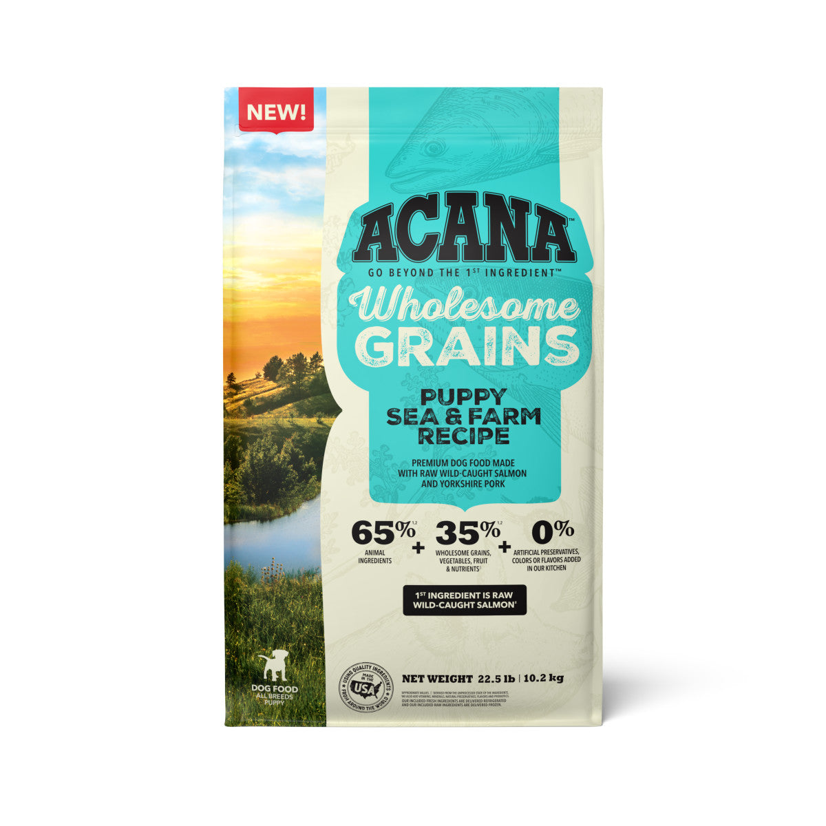 Acana Wholesome Grains Sea and Farm Dry Puppy Food